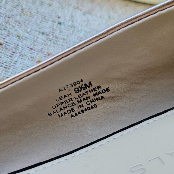 H by Halston Women "Leah" Rose Gold Perforated Leather Slip-On Loafers, Size 9.5 - Picture 15 of 15